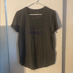 SO Grey and Purple Custom Short Sleeve T-Shirt